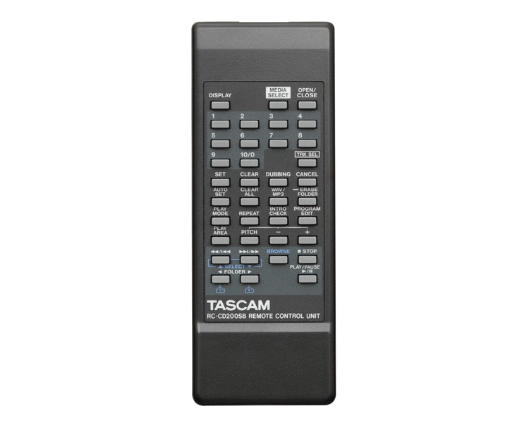 TASCD200SB - TASCAM CD 200SB CD Solid State Media and USB Player with Pitch Cont 2U Image 4