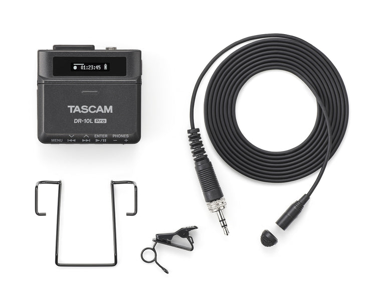 TASDR10LPRO - TASCAM DR 10L or Pro 32 Bit Float Audio Recorder With Lavalier Microphone Image 8