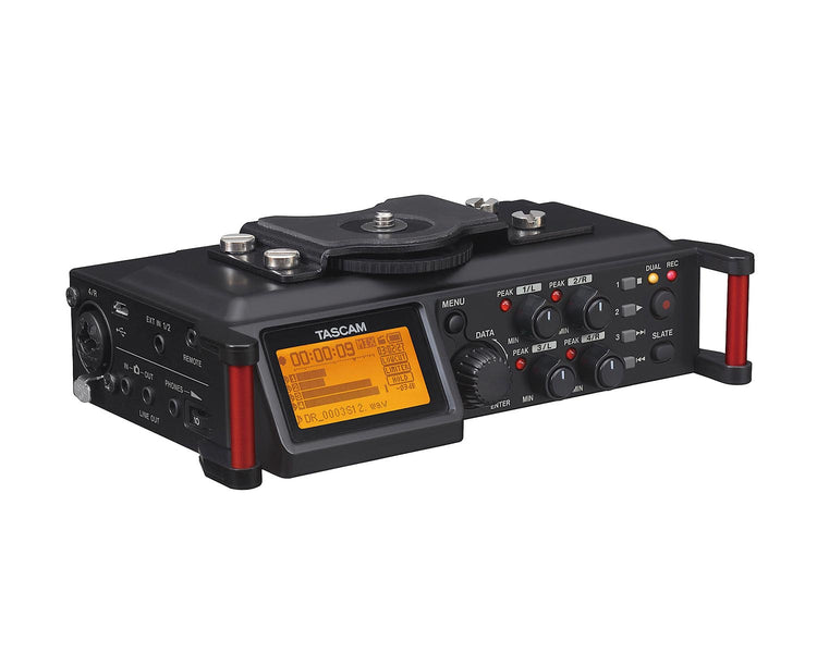 TASDR70D - TASCAM DR 70D 4CH Compact Audio Recorder for DSLR Cameras Image 1