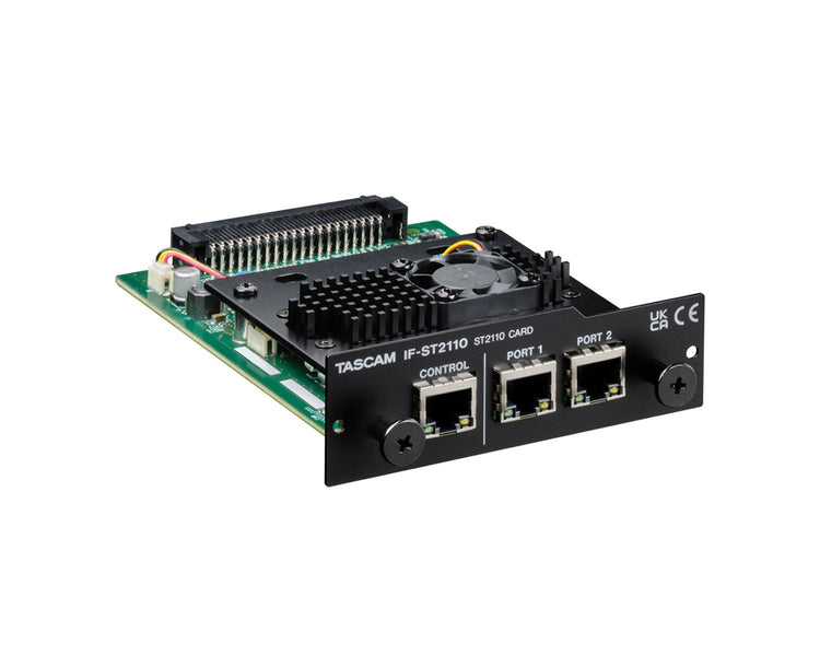 TASIFST2110 - TASCAM IF ST2110 ST2110 card w or 64In or 64out 48kHz 32In or 32Out 96kHz Image 1