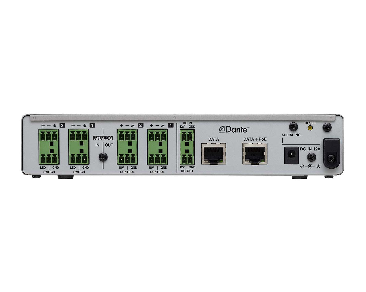 TASMM2DE - TASCAM MM 2D E 2CH Analogue Dante Analogue Converter DSP Euroblock 1U Image 3