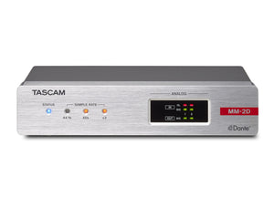 TASMM2DX - TASCAM MM 2D X 2CH Analogue Dante Analogue Converter DSP XLR 1U Image 1