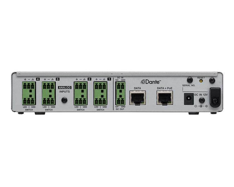 TASMM4DINE - TASCAM MM 4D IN E 4Ch Analogue Dante Converter with DSP 1U Image 3