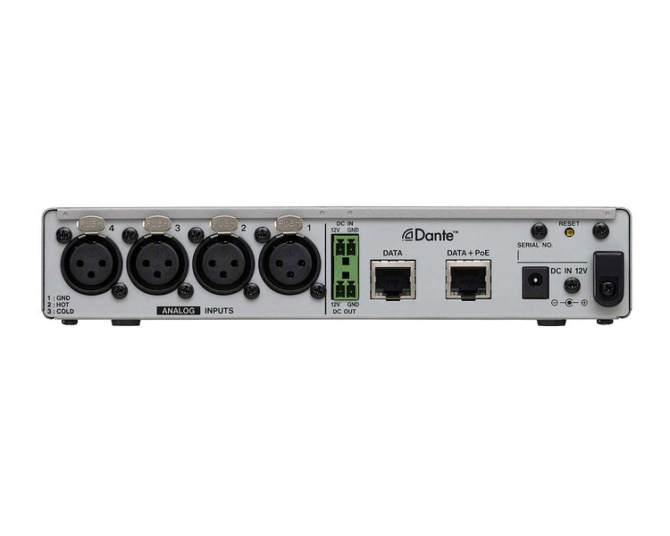 TASMM4D - TASCAM MM 4D or IN X 4Ch Analogue Dante Convertor with DSP Mixer 1U Image 3