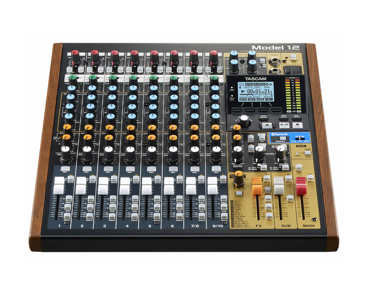 TASMODEL12 - TASCAM Model 12 12 Channel Analogue Mixer with 12 Track Digital Recorder Image 1