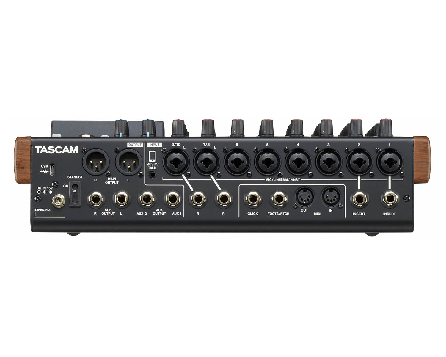 TASMODEL12 - TASCAM Model 12 12 Channel Analogue Mixer with 12 Track Digital Recorder Image 7