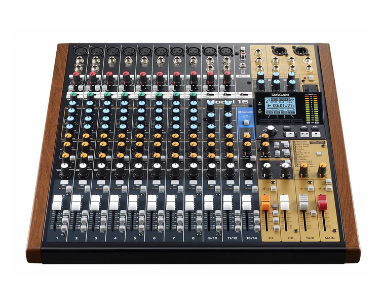 TASMODEL16 - TASCAM Model 16 16 Channel Analogue Mixer with 16 Track Digital Recorder Image 1
