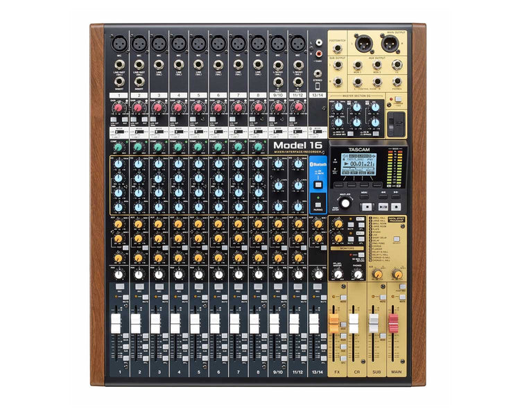 TASMODEL16 - TASCAM Model 16 16 Channel Analogue Mixer with 16 Track Digital Recorder Image 3