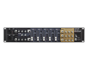 TASMZ223 - TASCAM MZ 223 3 Zone Install Mixer with 5 Line and 2 Mic Inputs 2U Image 1