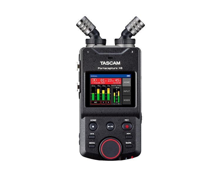 TASPORTX6 - TASCAM Portacapture X6 High Resolution Handheld Recorder 4 and 2 Tracks Image 1