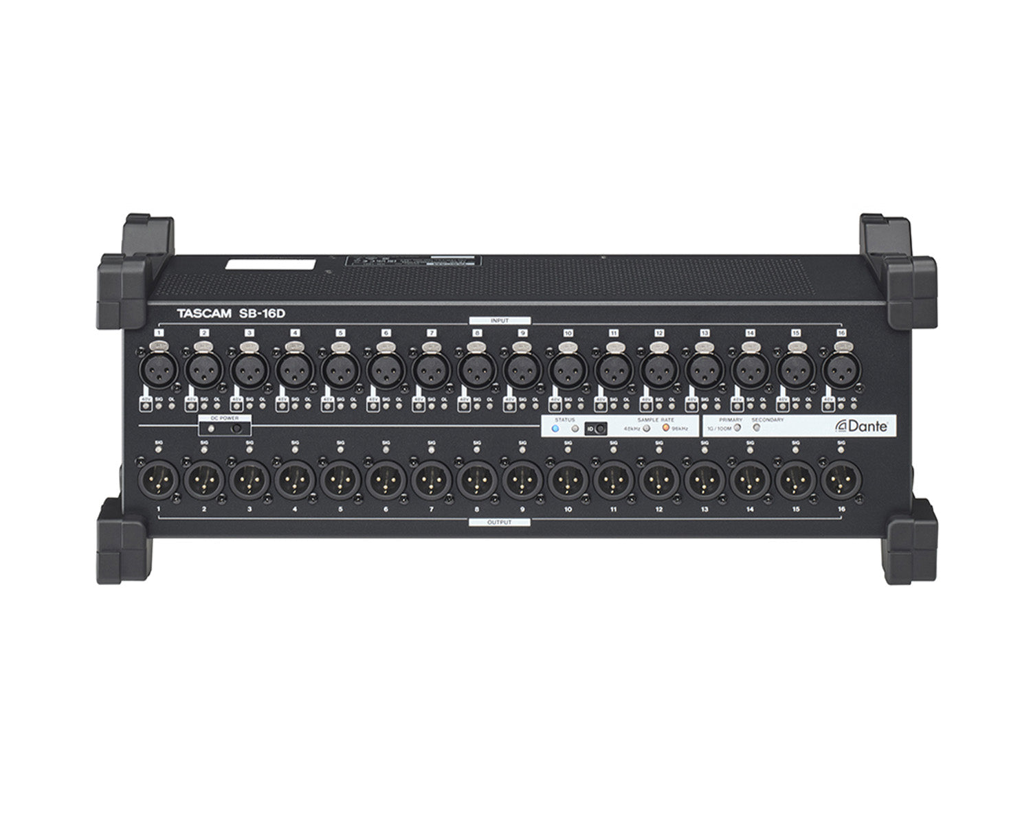 TASSB16D - TASCAM SB 16D Portable or Rack Mounted 16in or 16out Stage Box with Dante 3U Image 2