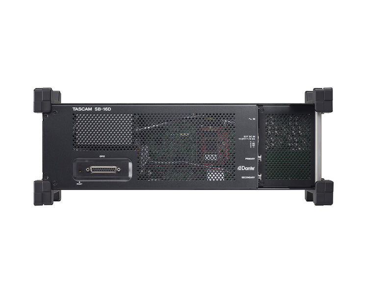TASSB16D - TASCAM SB 16D Portable or Rack Mounted 16in or 16out Stage Box with Dante 3U Image 7