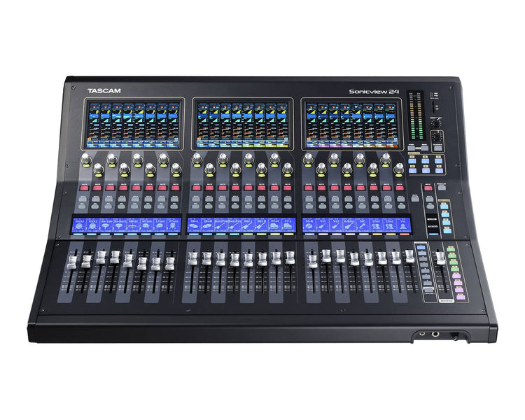TASSONICVIEW24 - TASCAM SonicView 24 24 Channel Digital Mixing Console 44in or 24bus Dante Image 2