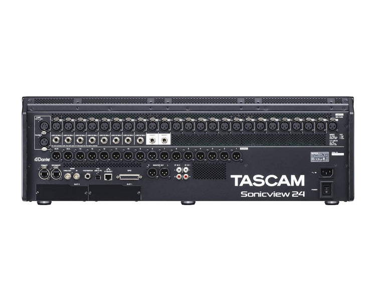 TASSONICVIEW24 - TASCAM SonicView 24 24 Channel Digital Mixing Console 44in or 24bus Dante Image 4