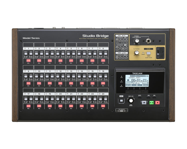 TASSTUDIOBRIDGE - TASCAM Studio Bridge 24 Track Audio Recorder USB Audio Interface w or MIDI Image 3