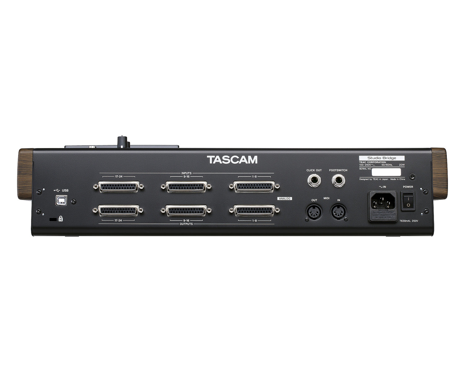 TASSTUDIOBRIDGE - TASCAM Studio Bridge 24 Track Audio Recorder USB Audio Interface w or MIDI Image 4