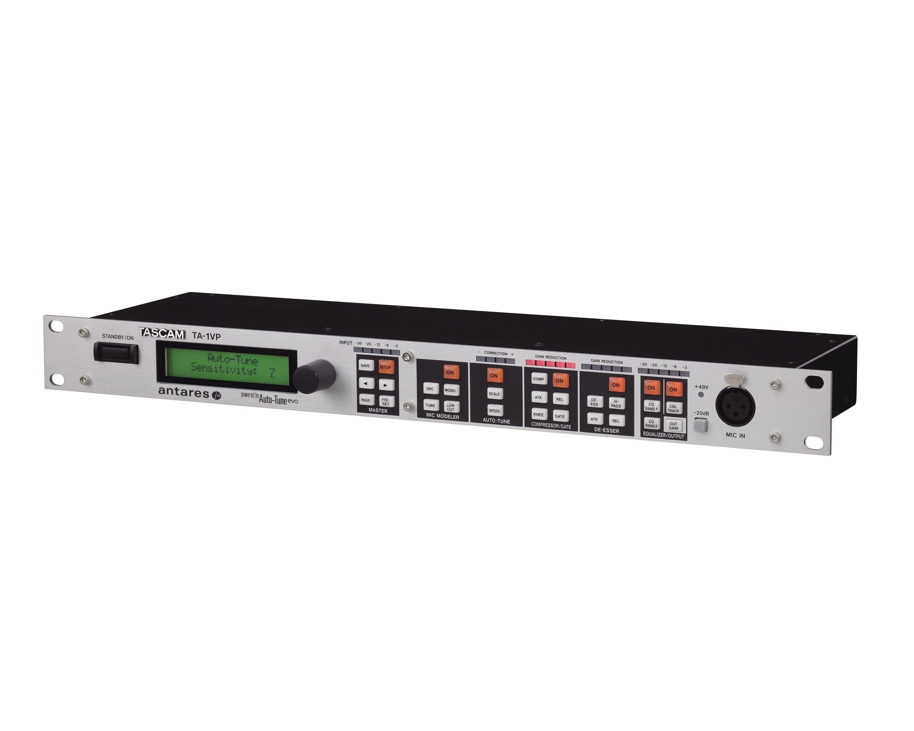 TASTA1VP - TASCAM TA 1VP Vocal Processor (Antares Autotune) 1U Image 3