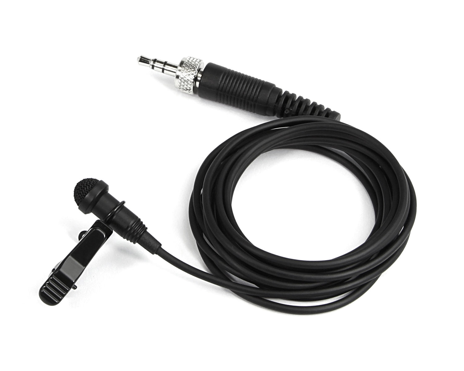TASTM10LB - TASCAM TM 10LB Lavalier Microphone with Screw Lock Connector Black Image 2
