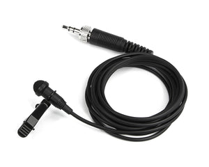 TASTM10LB - TASCAM TM 10LB Lavalier Microphone with Screw Lock Connector Black Image 2