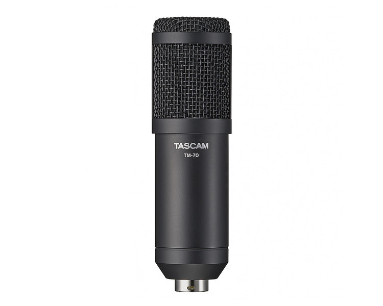 TASTM70 - TASCAM TM 70 Dynamic Microphone for Podcasting and Live Streaming Black Image 1