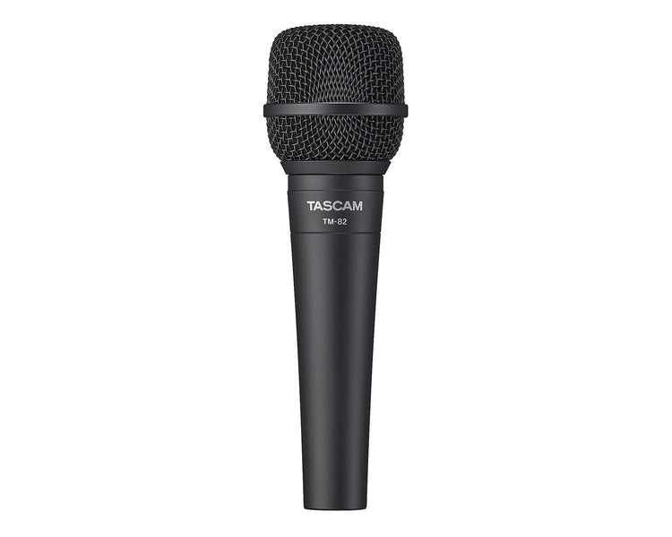 TASTM82 - TASCAM TM 82 Dynamic Microphone for Vocals and Instruments Black Image 1