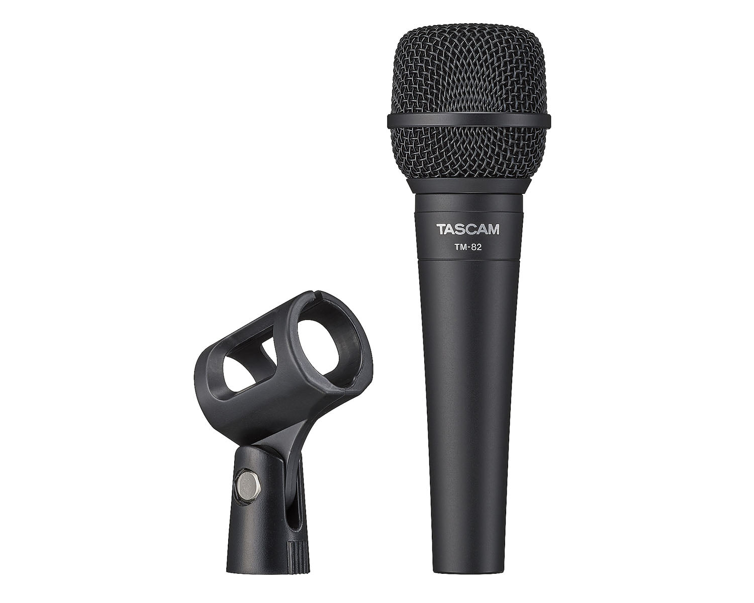TASTM82 - TASCAM TM 82 Dynamic Microphone for Vocals and Instruments Black Image 2