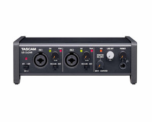 TASUS2X2HR - TASCAM US 2x2HR USB Audi MIDI Interface 2xMic Line or 2 Out Image 2
