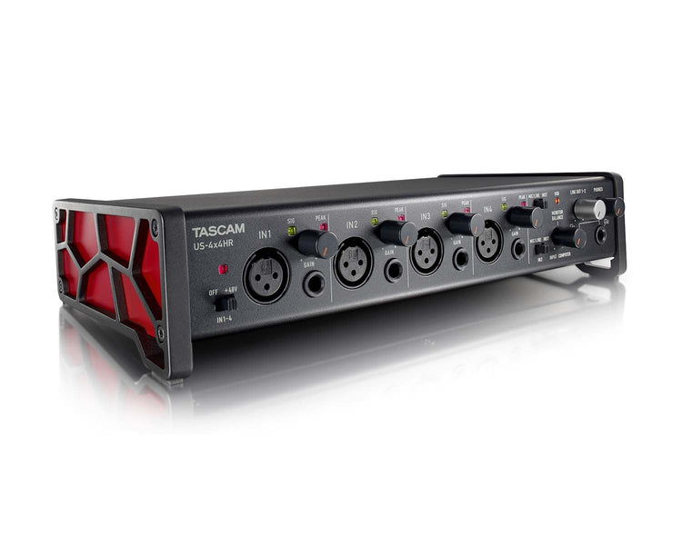 TASUS4X4HR - TASCAM US 4x4HR USB Audio MIDI Interface 4xMic or 4xLine or 4 Out Image 1