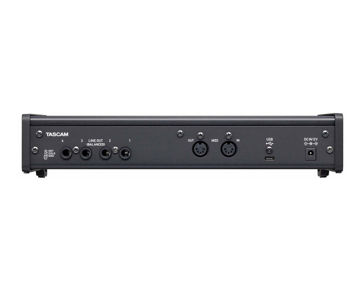 TASUS4X4HR - TASCAM US 4x4HR USB Audio MIDI Interface 4xMic or 4xLine or 4 Out Image 3