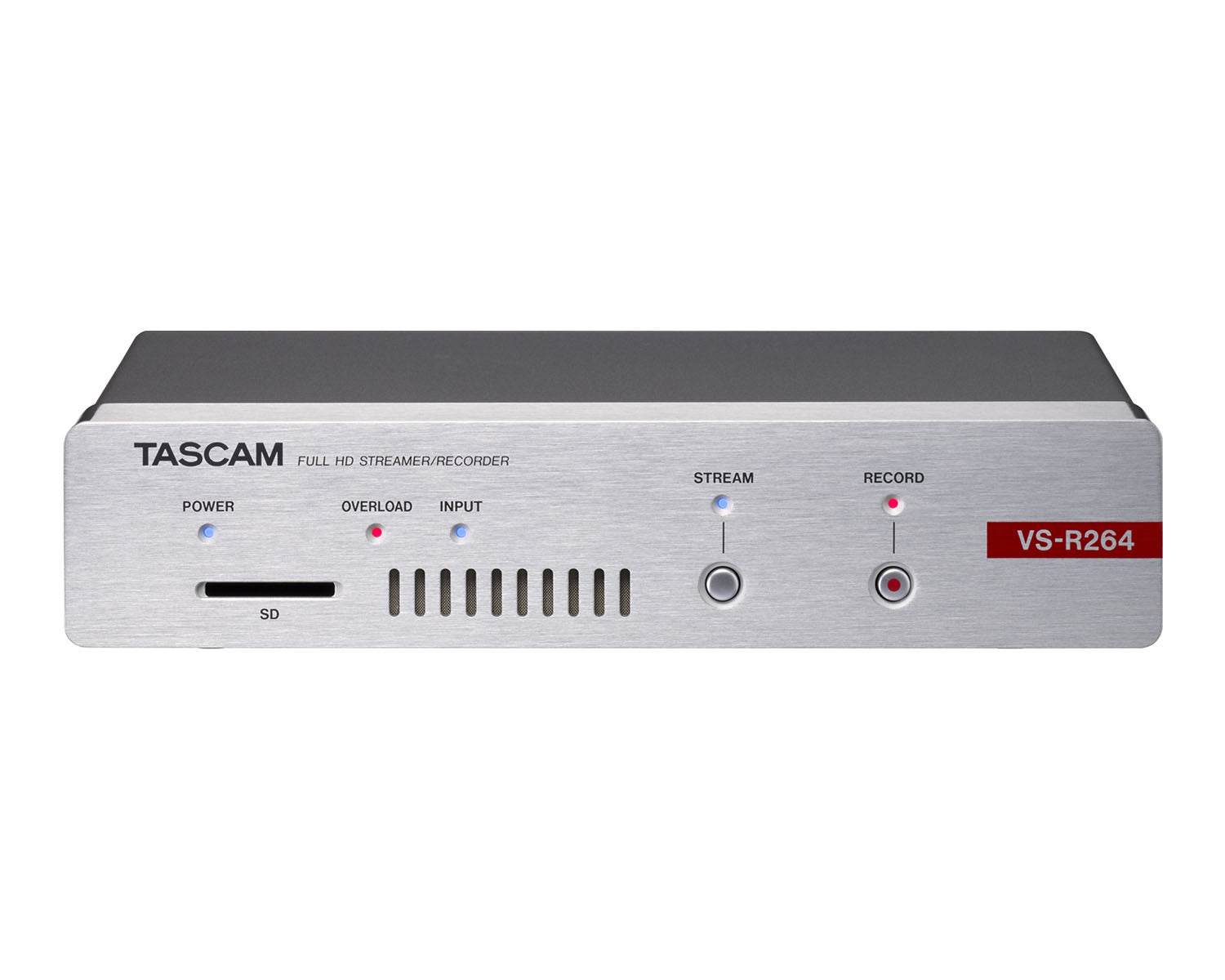 TASVSR264 - TASCAM VS R264 Full HD AVoIP Video Streamer or Recorder 1U Image 1