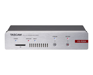 TASVSR264 - TASCAM VS R264 Full HD AVoIP Video Streamer or Recorder 1U Image 1