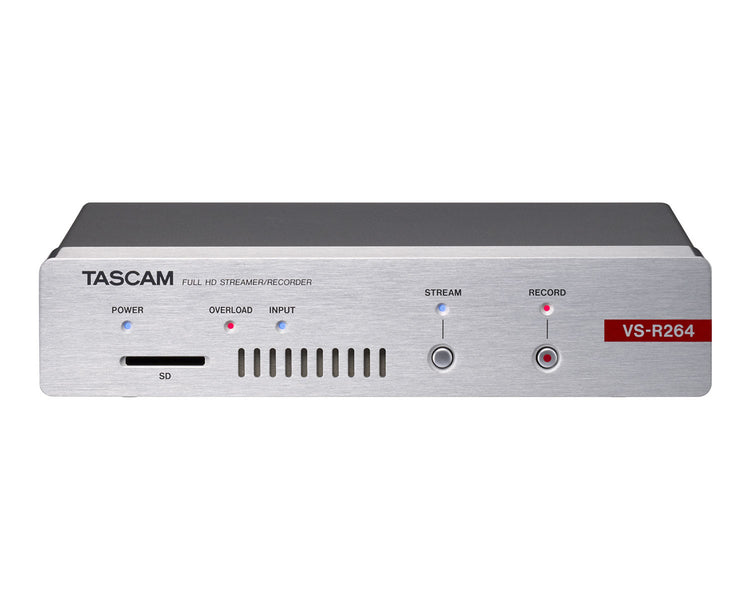 TASVSR264 - TASCAM VS R264 Full HD AVoIP Video Streamer or Recorder 1U Image 1