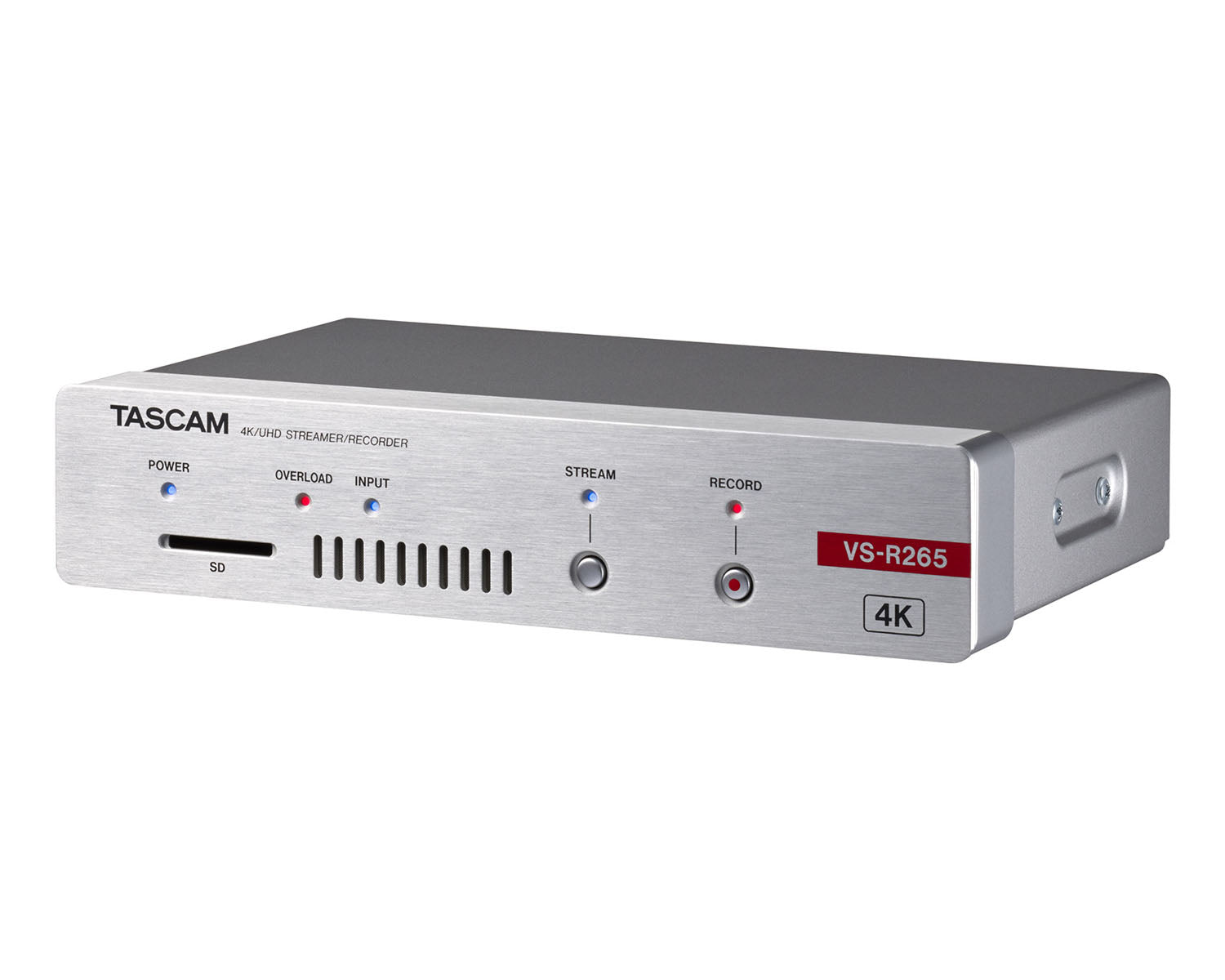TASVSR265 - TASCAM VS R265 4K or UHD AVoIP Video Streamer or Recorder 1U Image 2