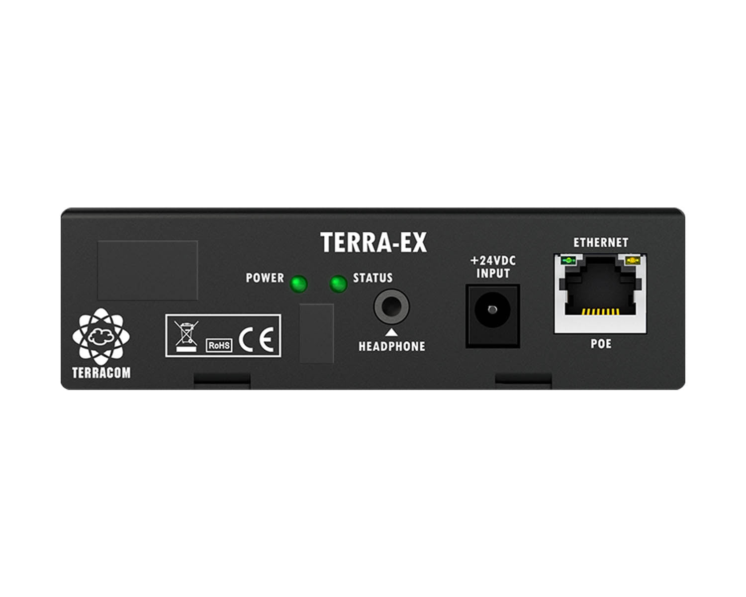 TERRAEX2 - Terracom TERRA EX2 IP Audio Decoder 1xStereo or 2xMono Outputs & RS232 Image 1