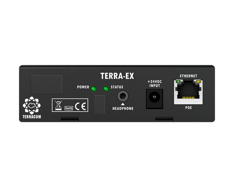 TERRAEX2 - Terracom TERRA EX2 IP Audio Decoder 1xStereo or 2xMono Outputs & RS232 Image 1