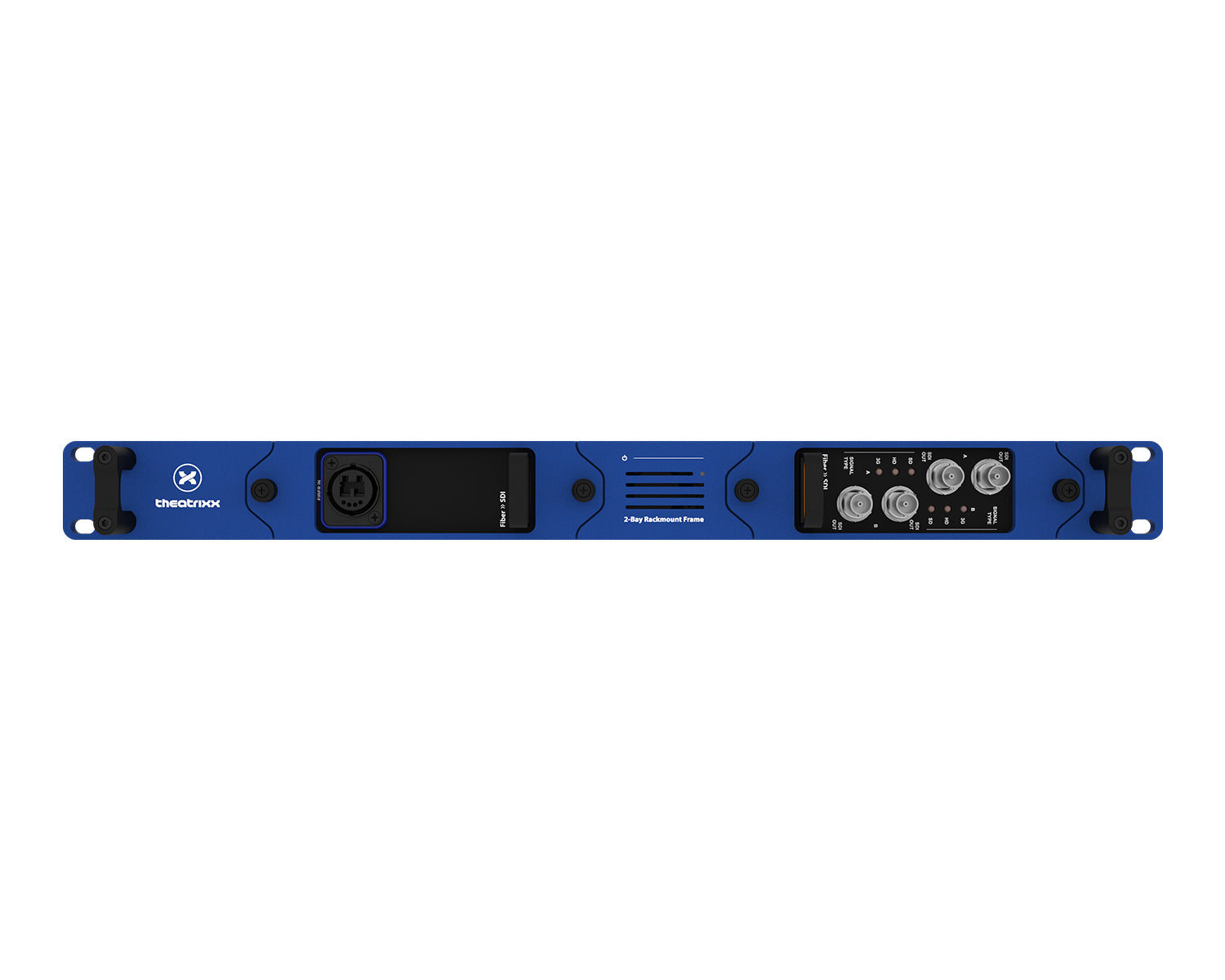THERF2 - Theatrixx xVision RF2 Reversible 2 Bay Powered Video Converter Chassis 1U Image 5