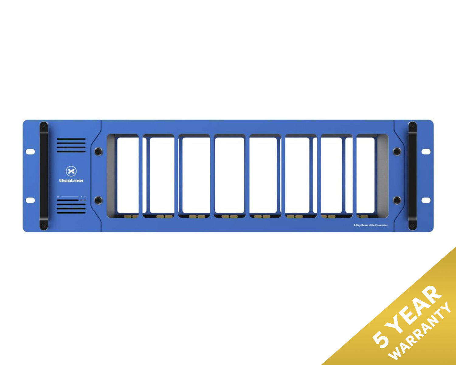 THERF8 - Theatrixx xVision RF8 Reversible 8 Bay Powered Video Converter Chassis 3U Image 1