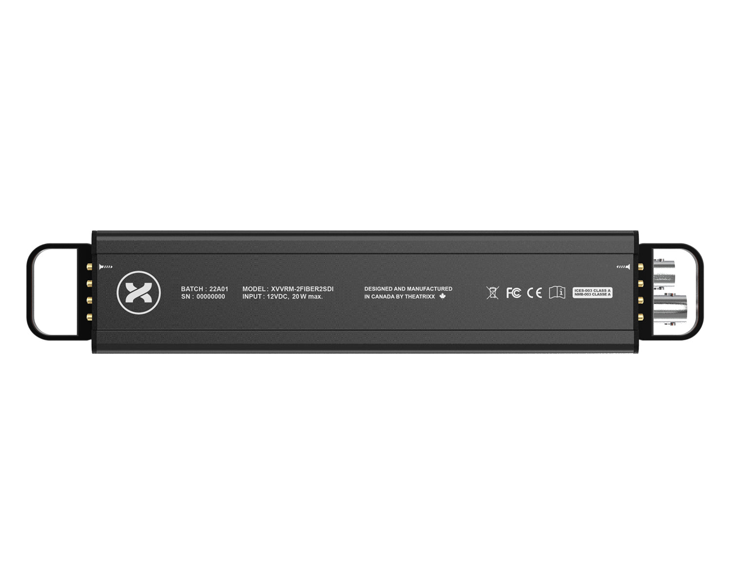 THERM2F2SDIM2 - Theatrixx Reversible Video Converter DUAL Fibre MM OpticalCON Duo to 3G SDI Image 5