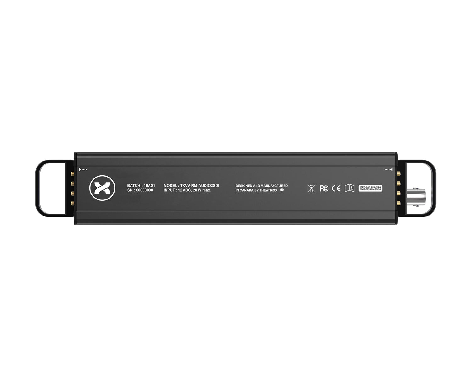 THERMAUDIO2S - Theatrixx xVision Reversible Audio Embedder HDMI1.2 or 3G SDI and Audio to 3G SDI Image 5