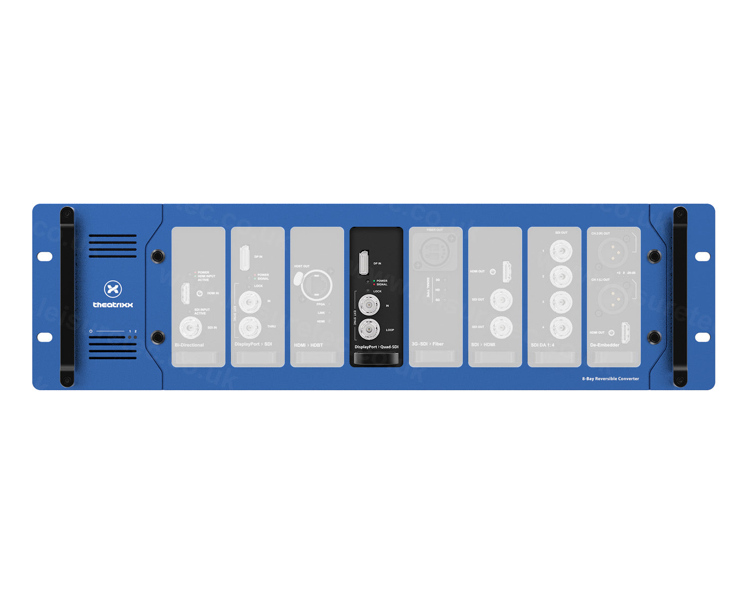 THERMDP2QS - Theatrixx xVision Reversible Video Converter DisplayPort 4K to Quad 3G SDI Image 3