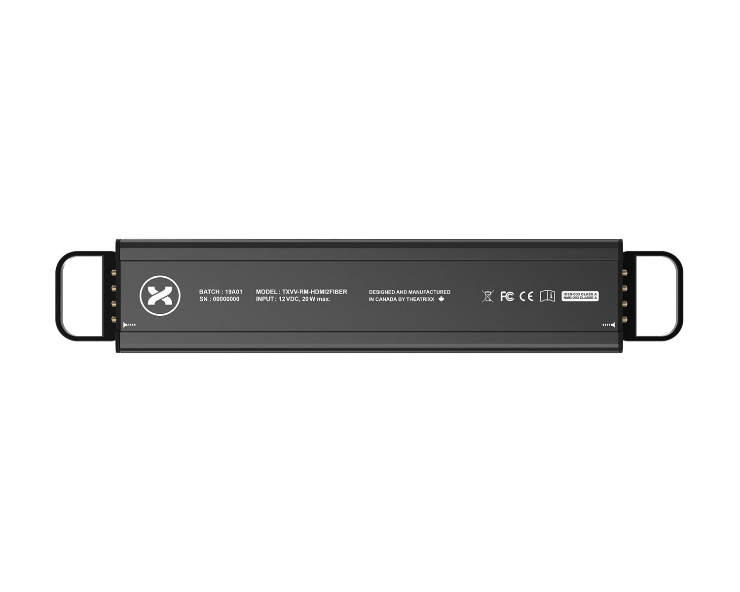 THERMH2FM2 - Theatrixx xVision Reversible 4K Converter HDMI2.0 to Fibre MM OptiCON Duo Image 7