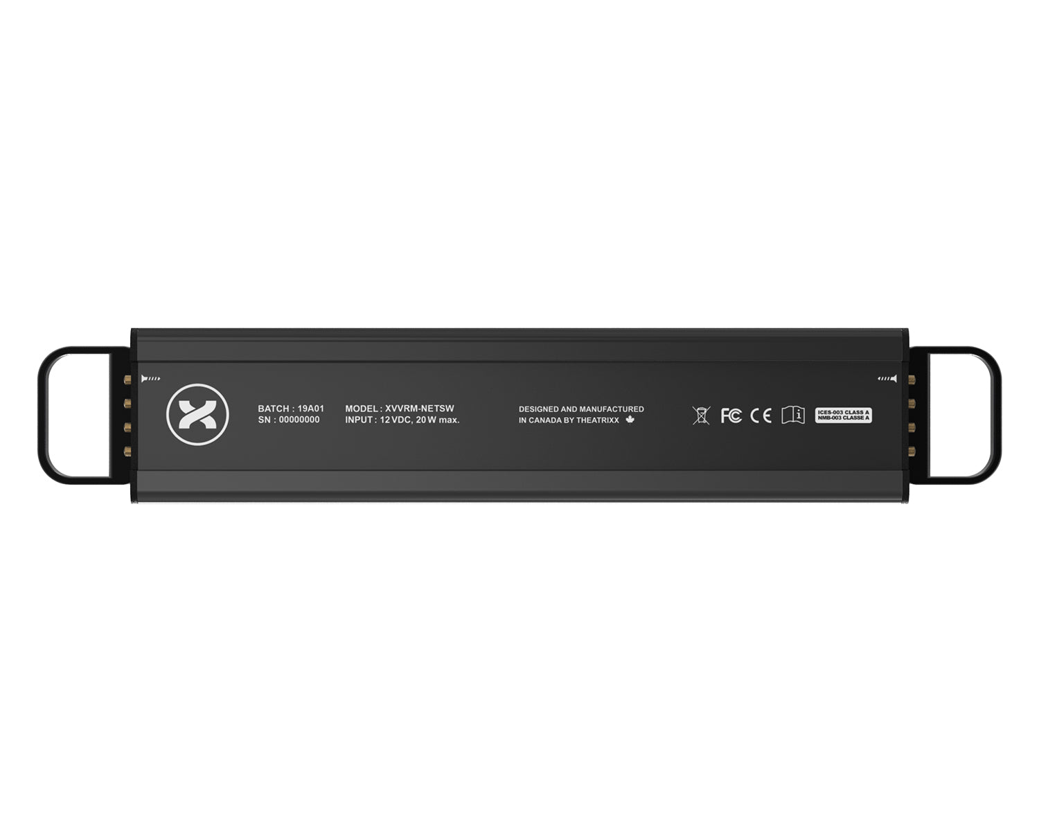 THERMNETSW1GS2 - Theatrixx Reversible Gigabit Switch 4 Ports and 1x 1Gbps Fibre OptiCON Duo SM Image 5