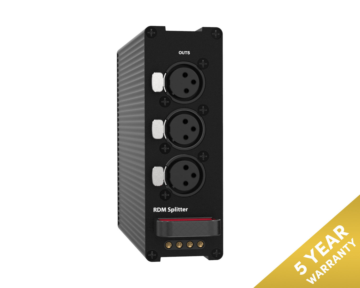 THERMOPTO3 - Theatrixx xVision Reversible 1:3 DMX Splitter or Isolater and Thru and RDM XLR3 Image 1