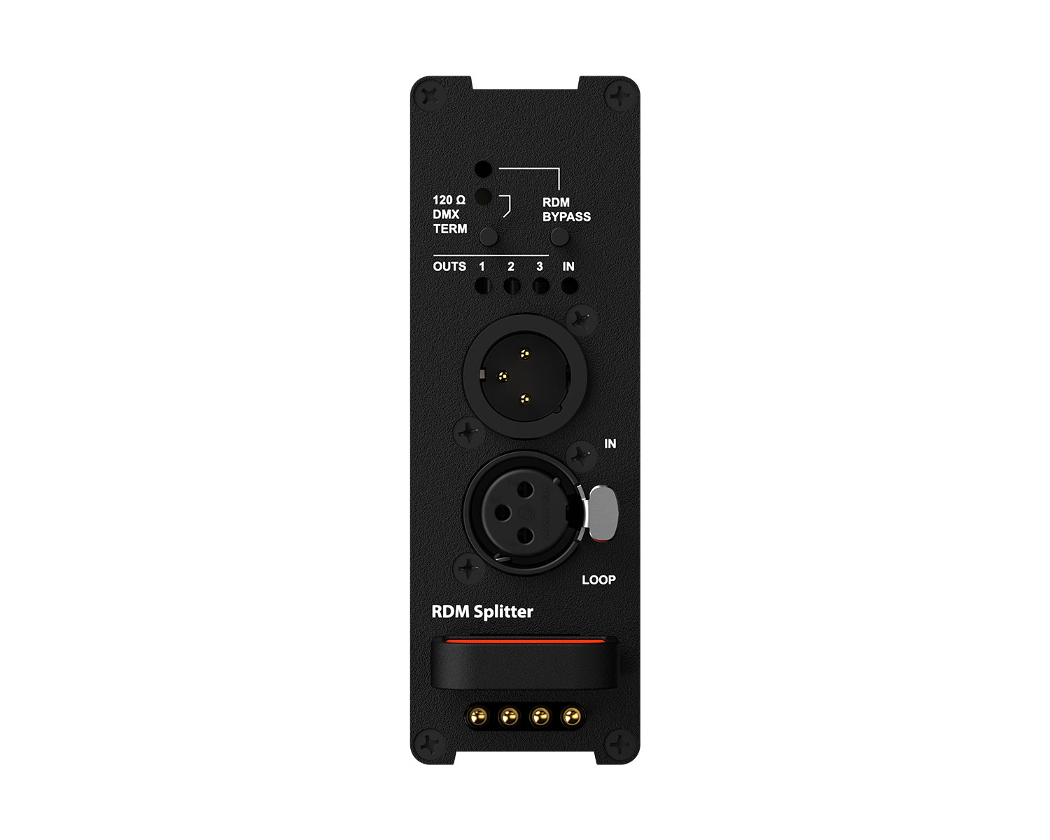 THERMOPTO3 - Theatrixx xVision Reversible 1:3 DMX Splitter or Isolater and Thru and RDM XLR3 Image 2