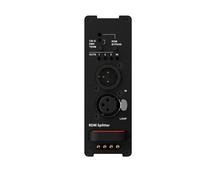 THERMOPTO3 - Theatrixx xVision Reversible 1:3 DMX Splitter or Isolater and Thru and RDM XLR3 Image 2
