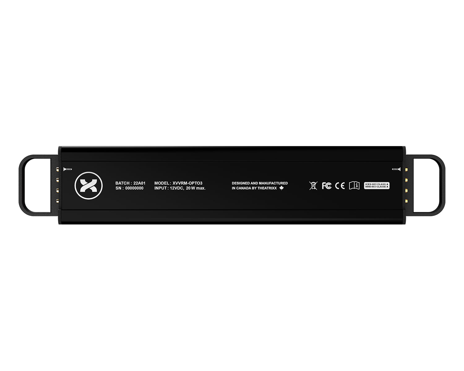THERMOPTO3 - Theatrixx xVision Reversible 1:3 DMX Splitter or Isolater and Thru and RDM XLR3 Image 6