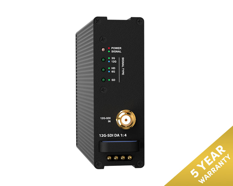 THERMSDA412G - Theatrixx xVision Reversible 4K 1:4 12G SDI Distribution Amplifier Image 1