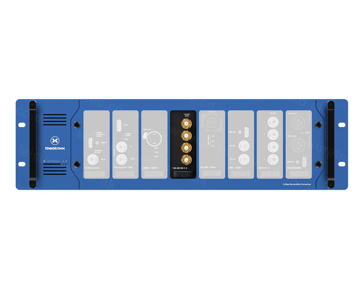 THERMSDA412G - Theatrixx xVision Reversible 4K 1:4 12G SDI Distribution Amplifier Image 3