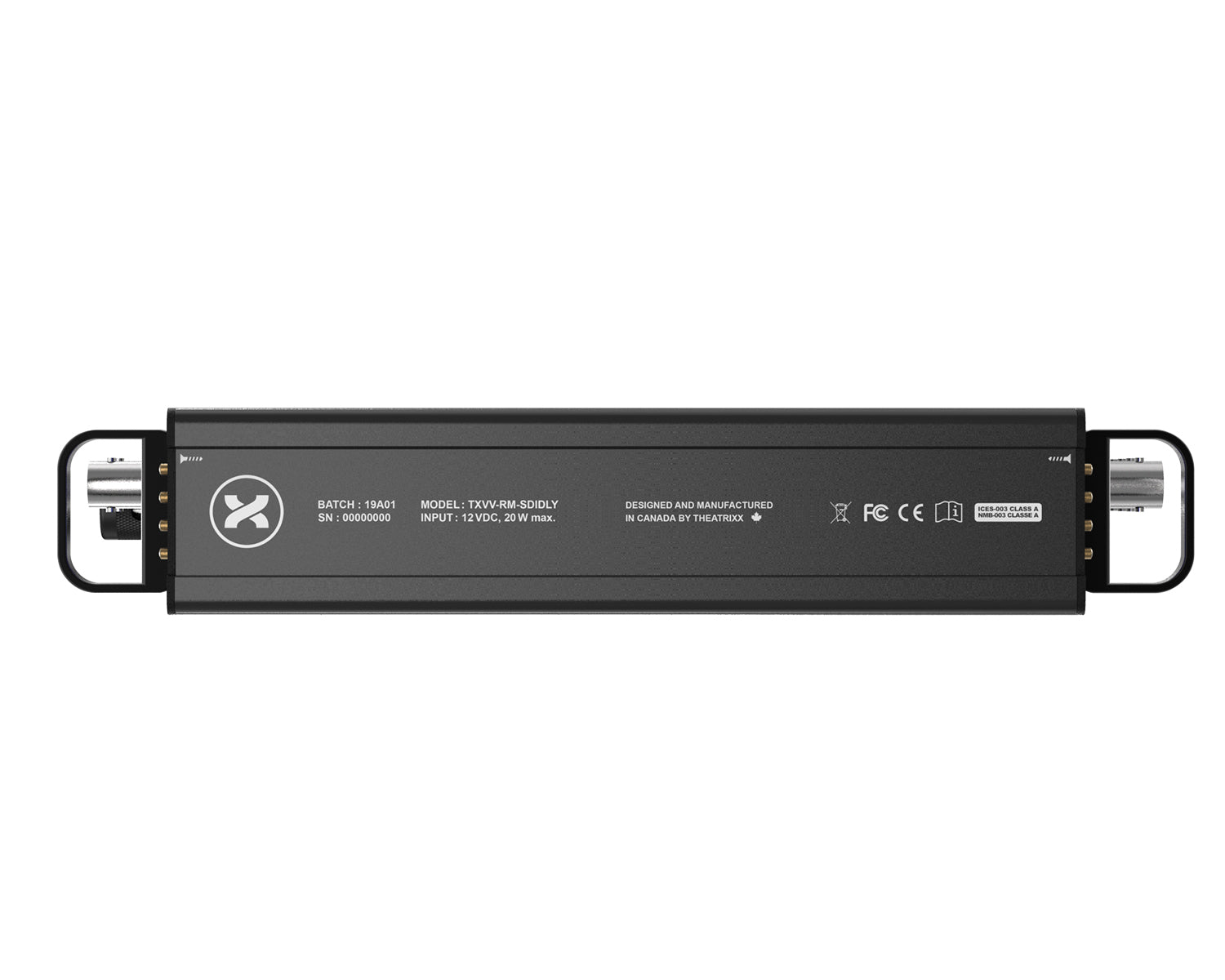 THERMSDLY - Theatrixx xVision Reversible HD 1:4 3G SDI Line Delay Distribution Amp Image 7