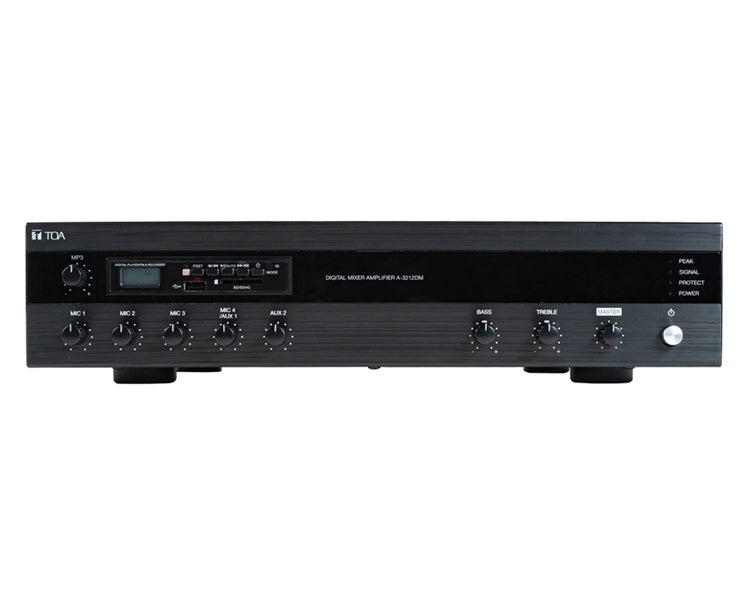 TOAA3212DM - TOA A 3212DM 120W Digital Mixer Amplifier with MP3 and Bluetooth Image 1